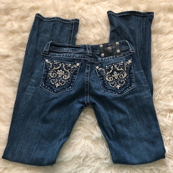 Miss me Versallies Leather Patch Boot Cut - Picture 8 of 8